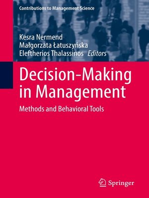 cover image of Decision-Making in Management
